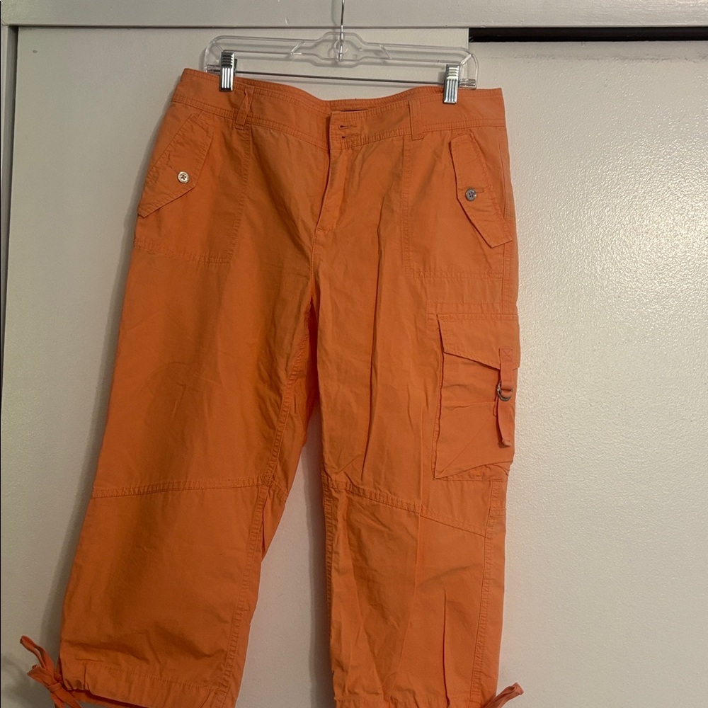 American Living Orange Cargo Pants